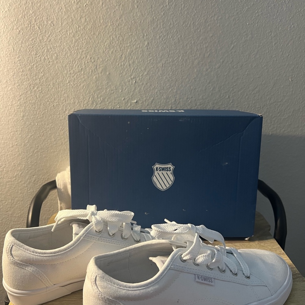 K-Swiss Kids Classic White Sneakers
